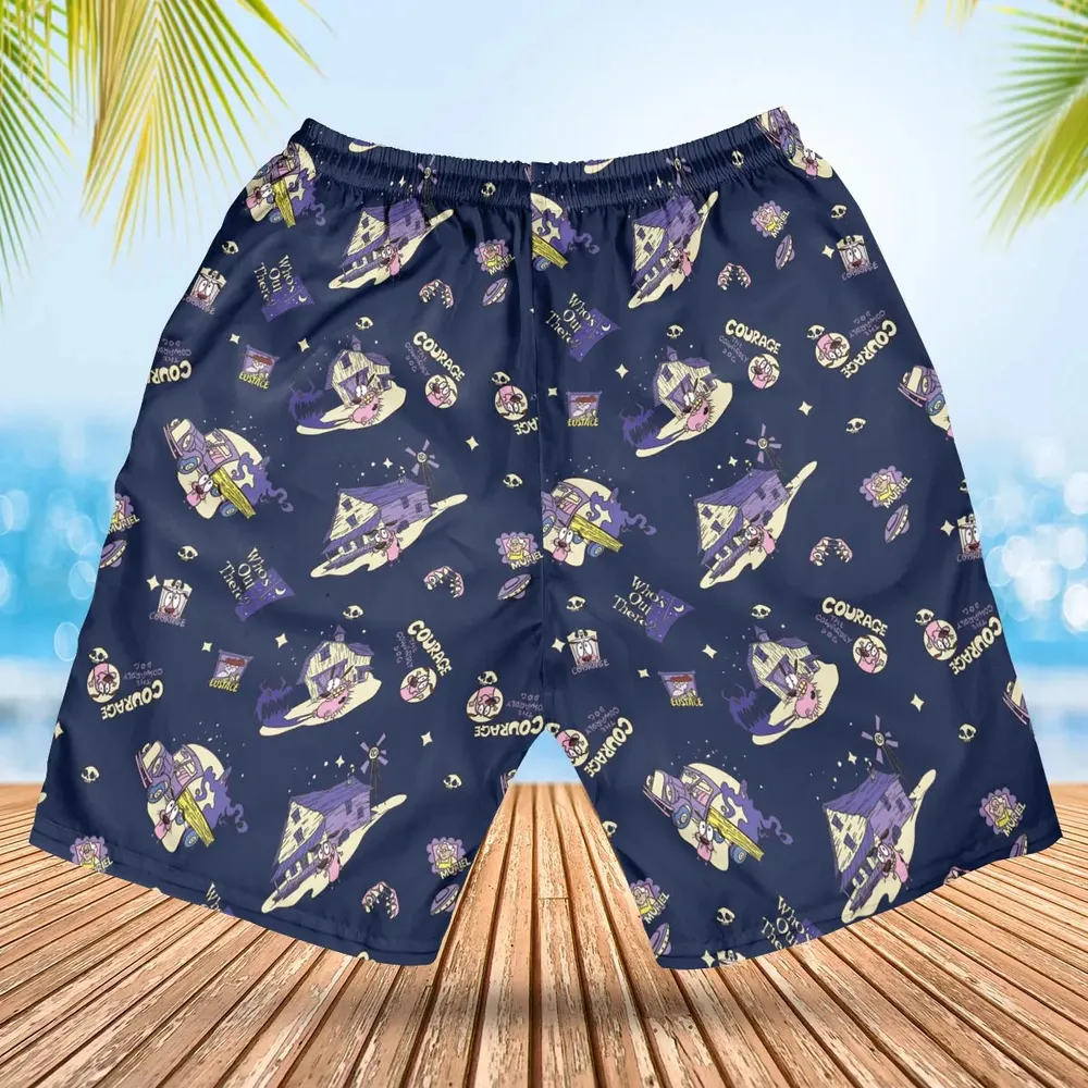 Courage the Cowardly Dog Scenic Hawaiian Short - 2