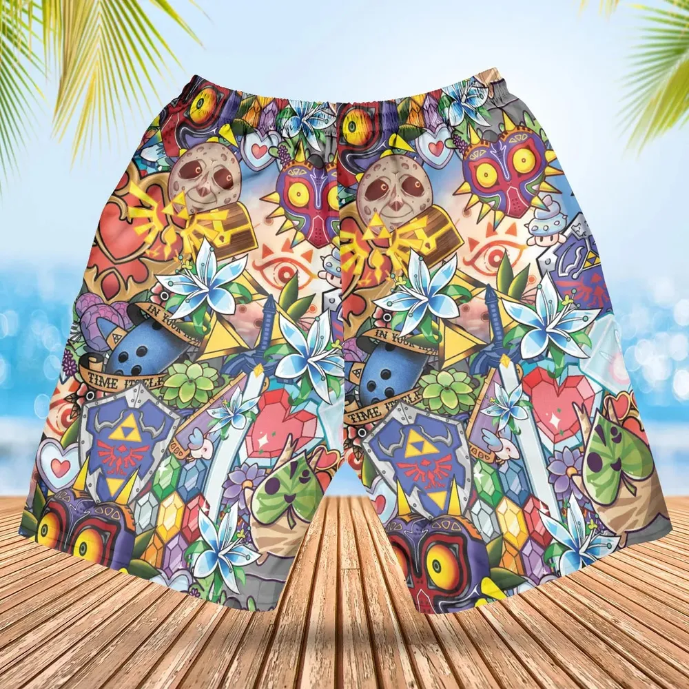 A Majora's Mask The Legend of Zelda Hawaiian Short - 2