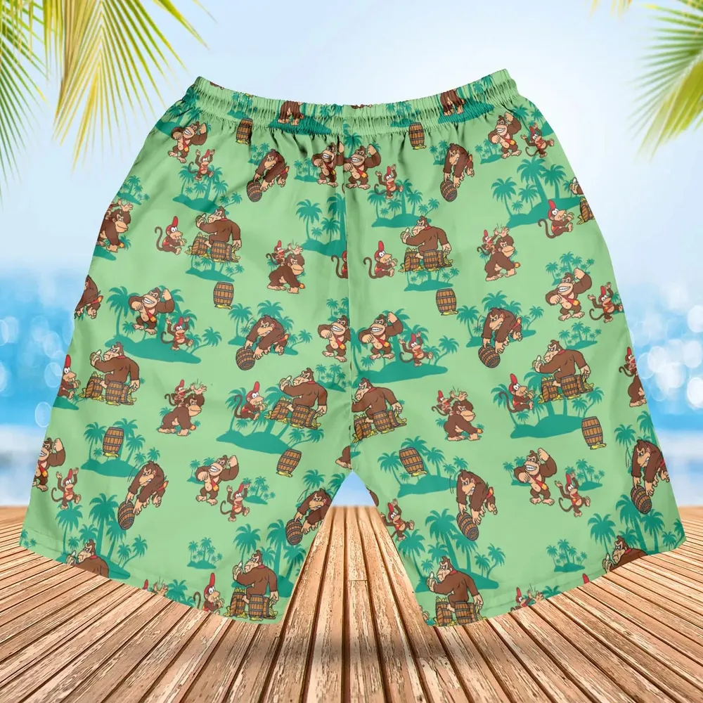Donkey Kong & Diddy Kong Hawaiian Short - 2