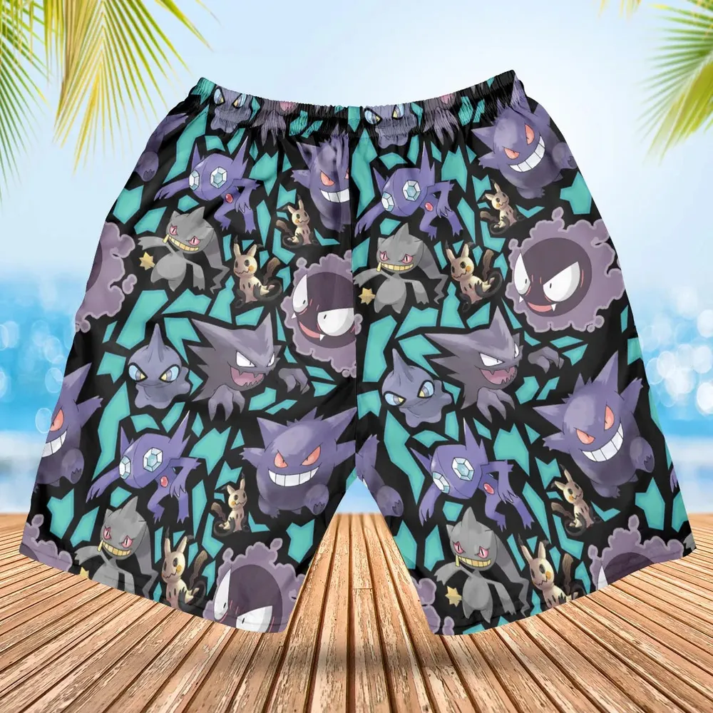 Ghost Type Pokemon Hawaiian Short - 2