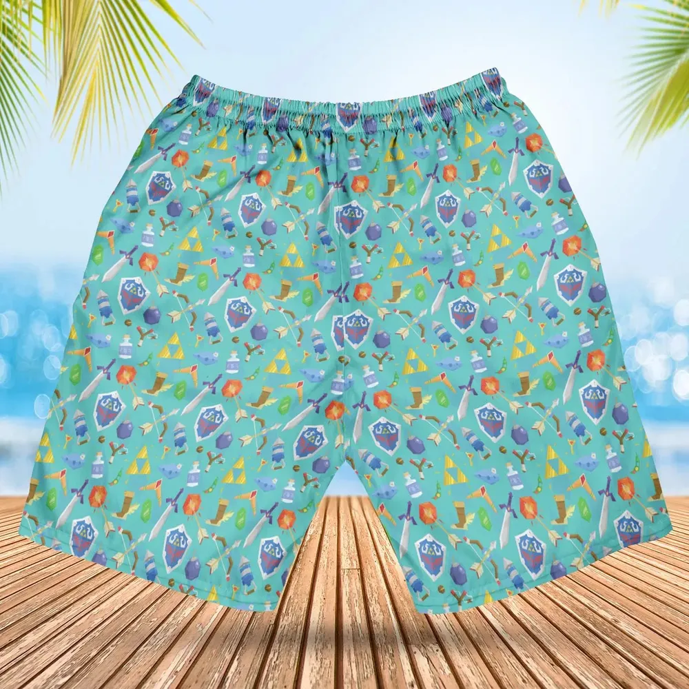 Zelda Korok Hawaiian Short - 2