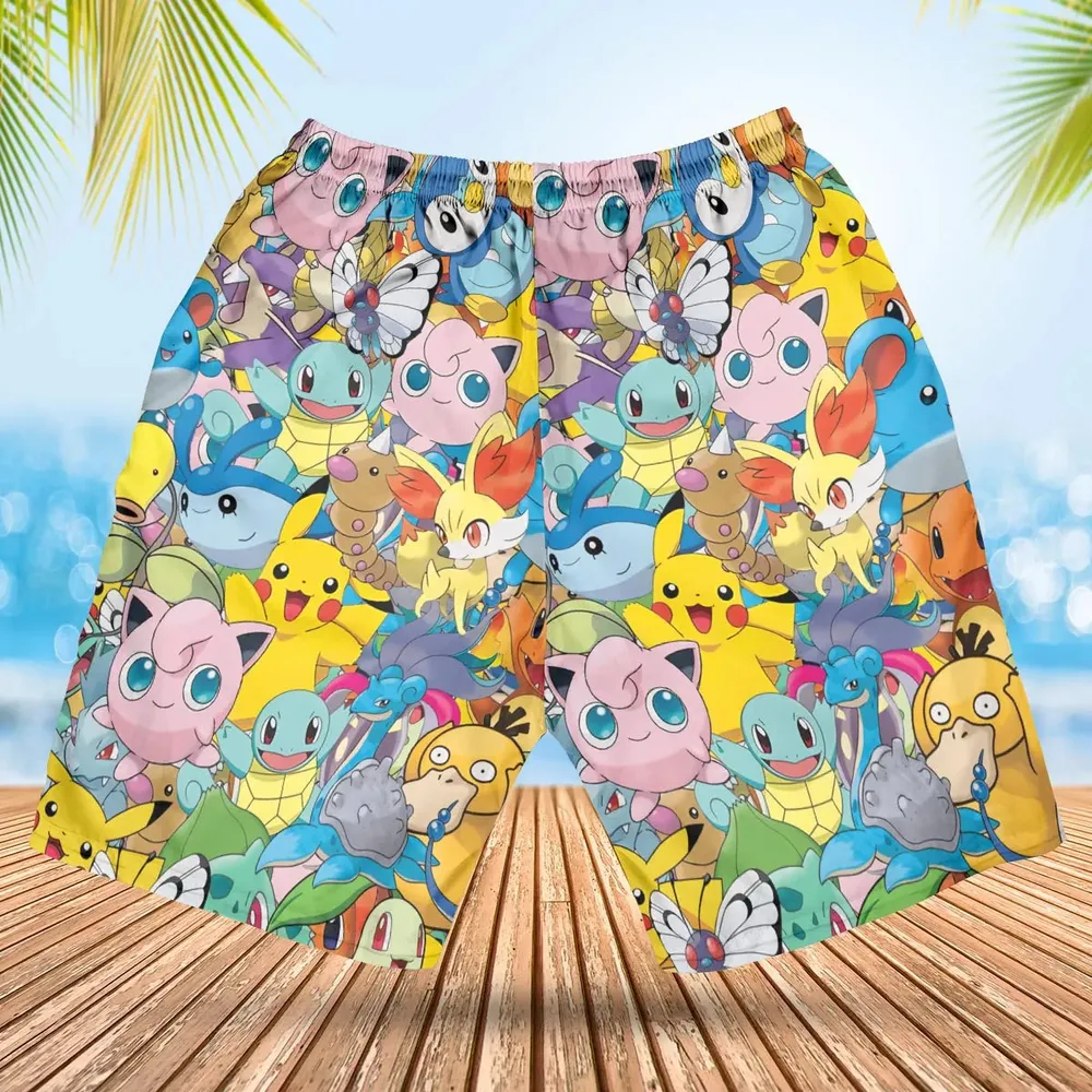 Magical Creatures Pokemon Hawaiian Short - 2