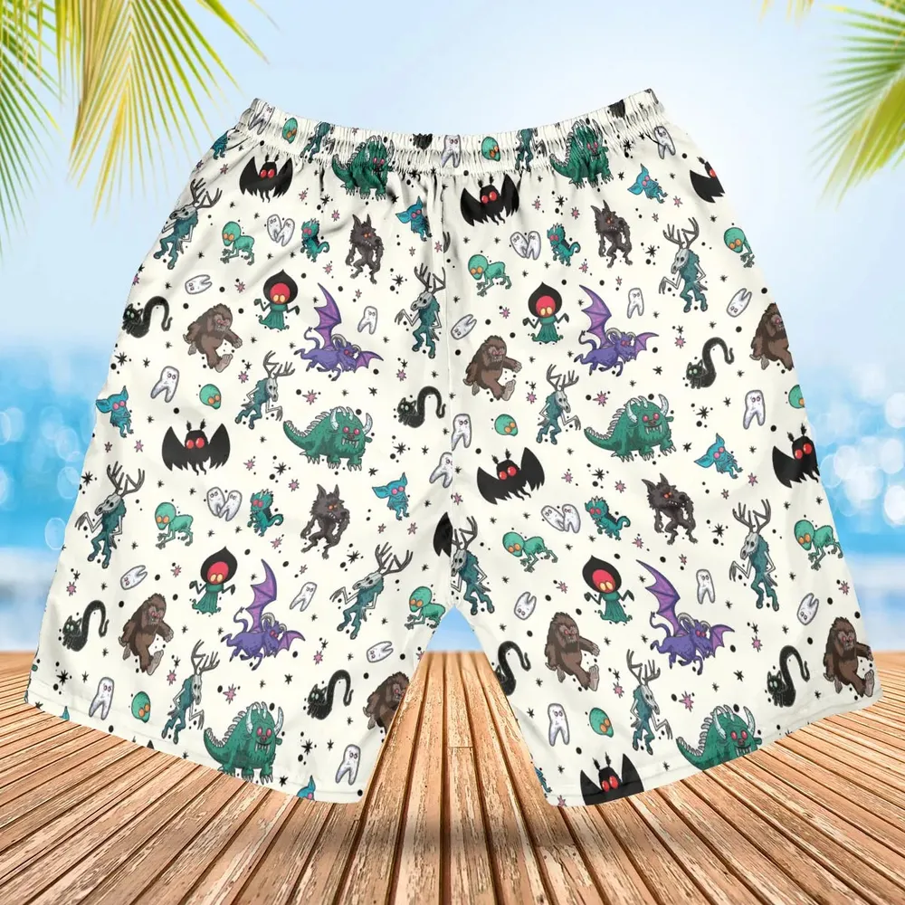 Cryptids of the Americas Cryptozoology Cryptids Monster Hawaiian Short - 2