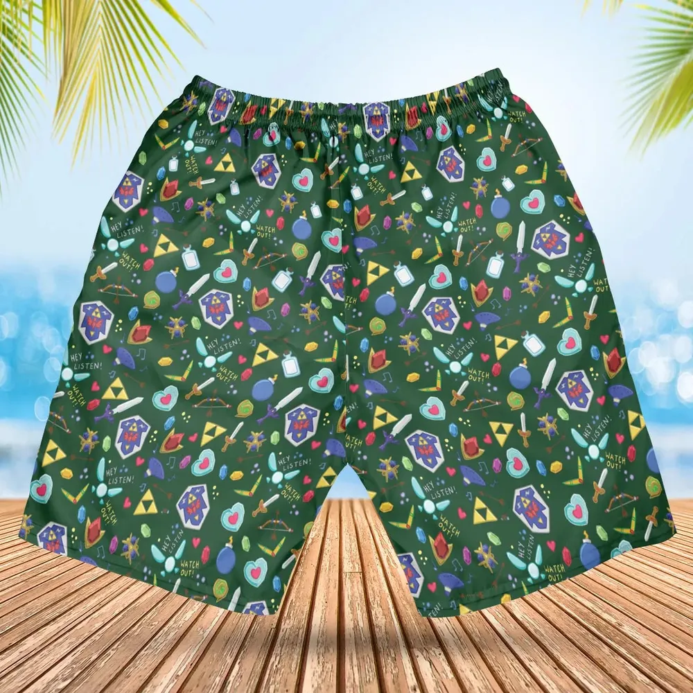 The Legend Of Zelda Hawaiian Short - 2