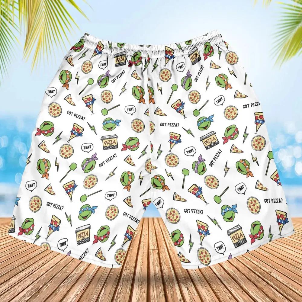Got Pizza Teenage Mutant Ninja Turtles Hawaiian Short - 2