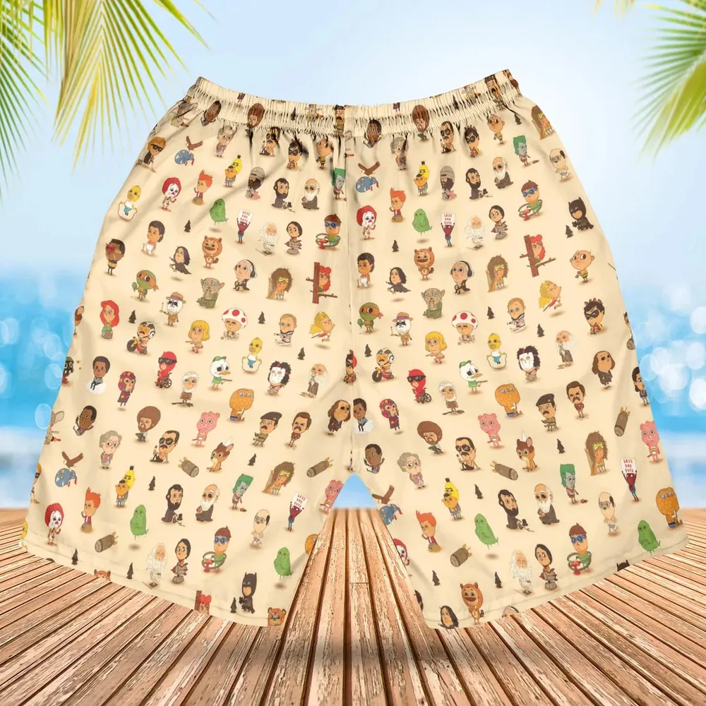 Mini Famous Characters Hawaiian Short - 2