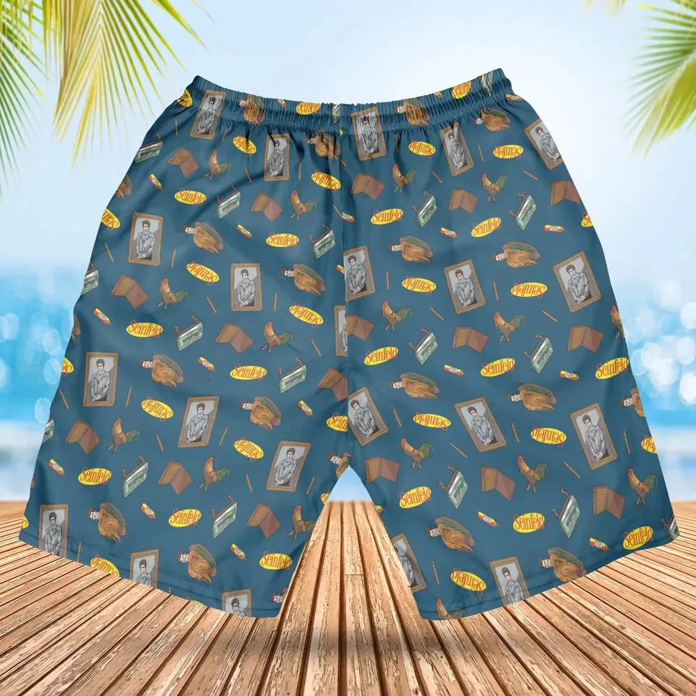 Seinfeld Kramer Icons Pop Culture Hawaiian Short - 2