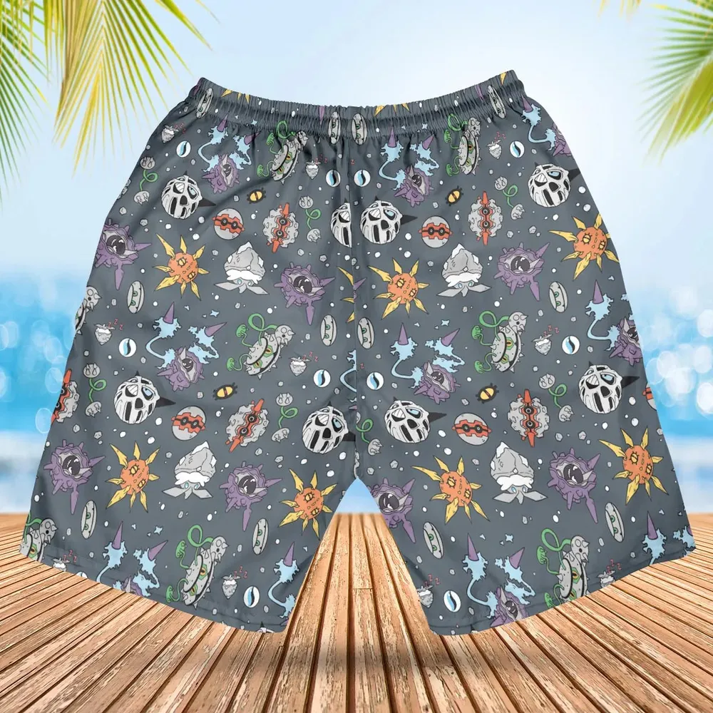 Rock Type Pokemon Hawaiian Short - 2