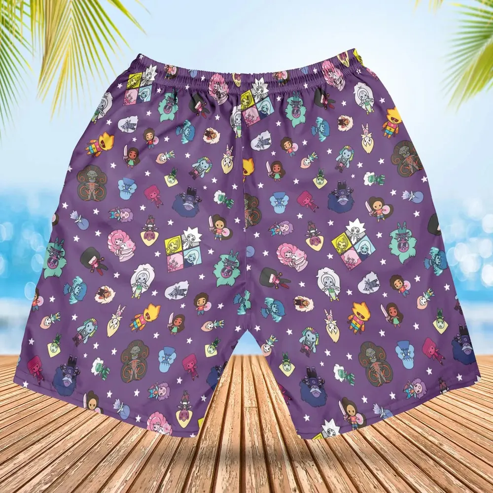 Crystal Gems Steven Universe Hawaiian Short - 2
