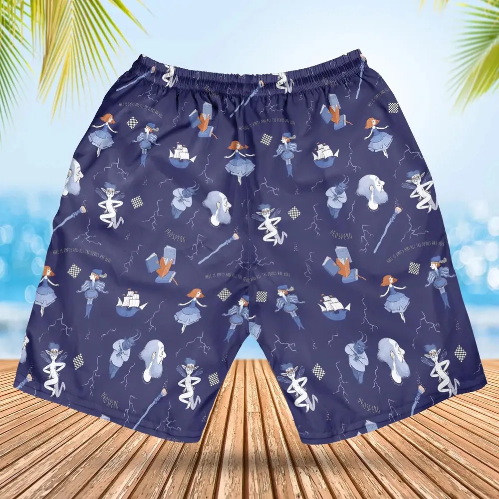 The Tempest Pattern Shakespeare Hawaiian Short - 2