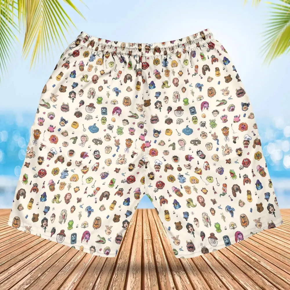 The Muppets Pattern Hawaiian Short - 2