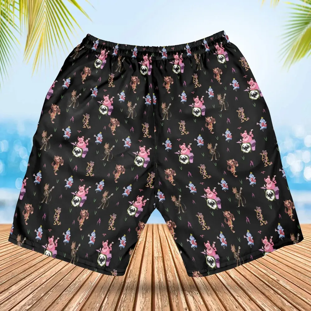 Monsters Cereal Pattern Hawaiian Short - 2