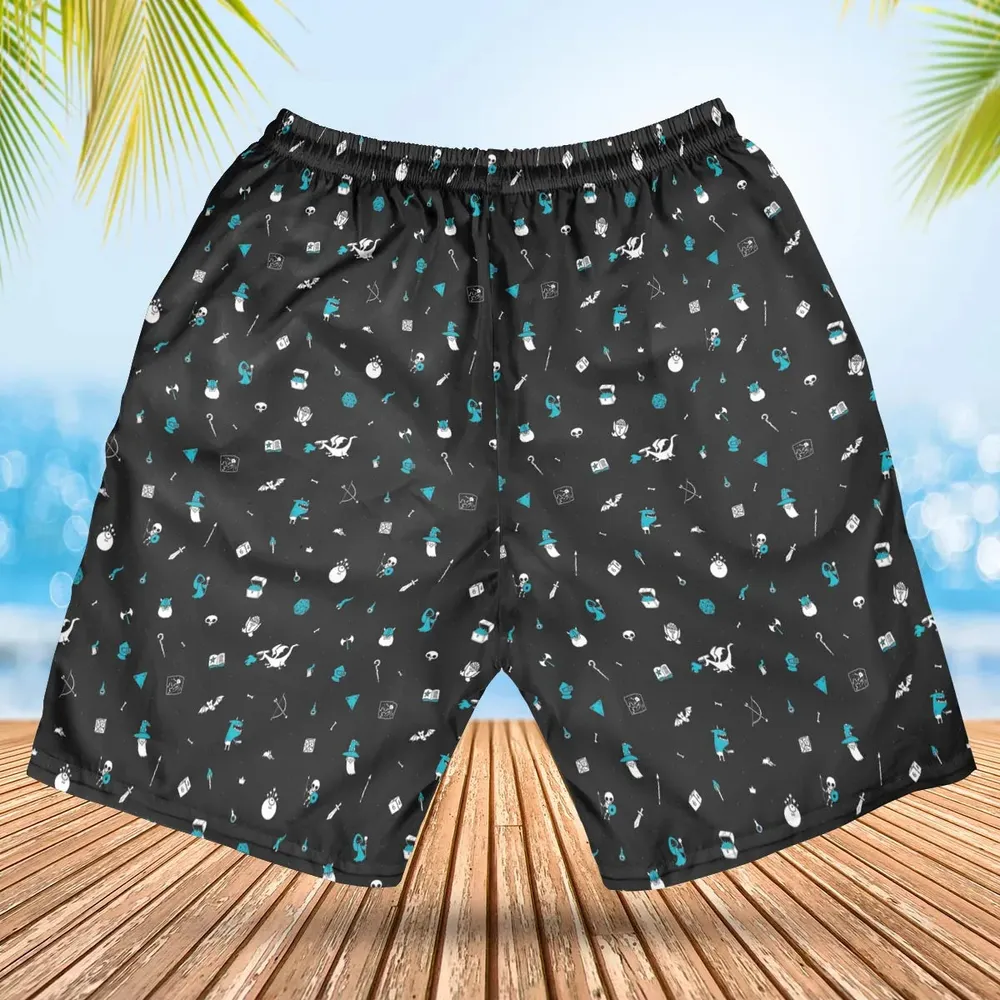 DnD Pattern Hawaiian Short - 2