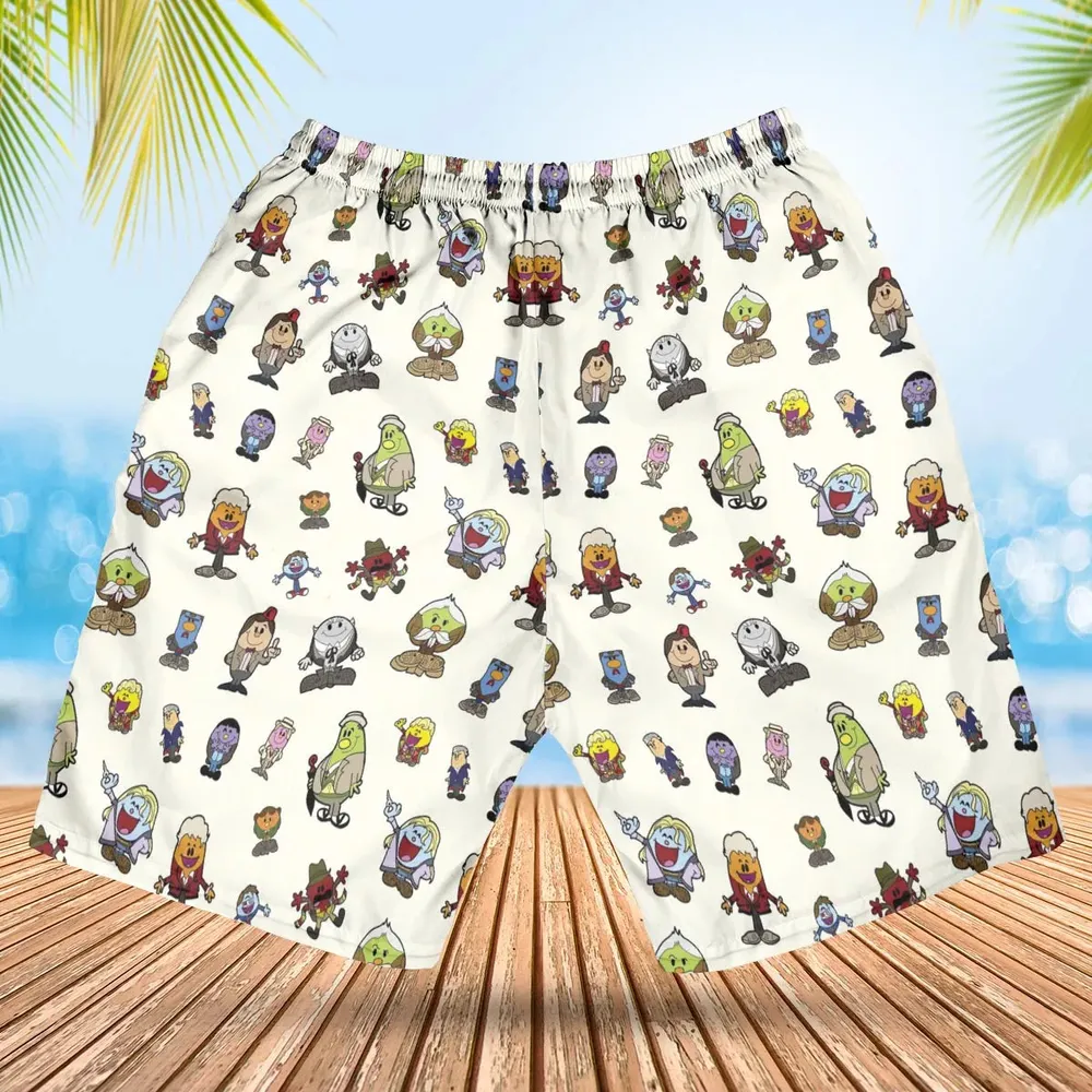 Doctor Who and Mr Men Pattern Hawaiian Short - 2