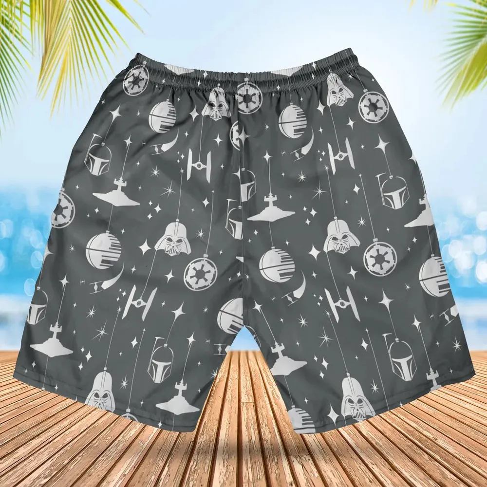 Dark Side Holiday Star Wars Hawaiian Short - 2
