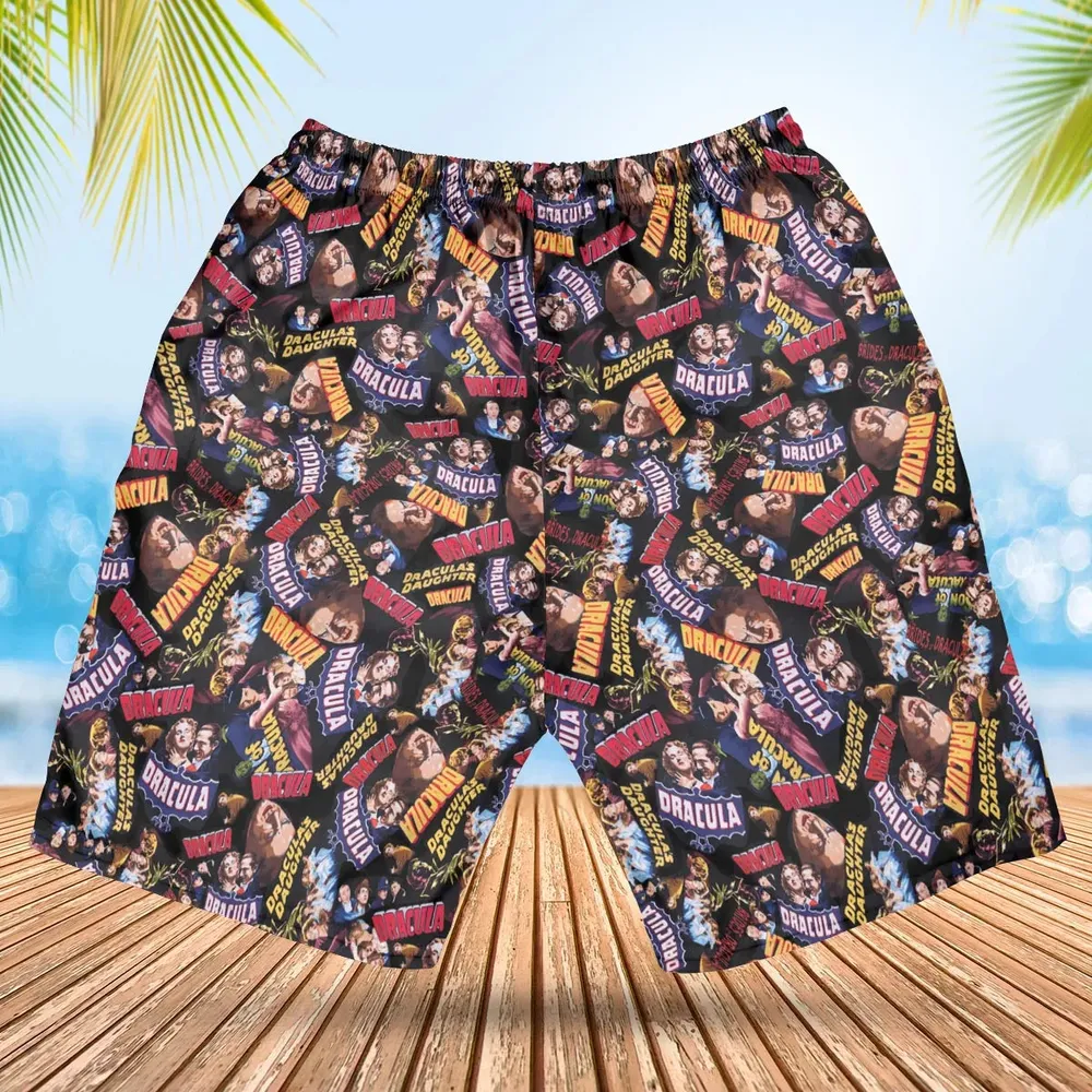 Classic Horror Films Hawaiian Short - 2