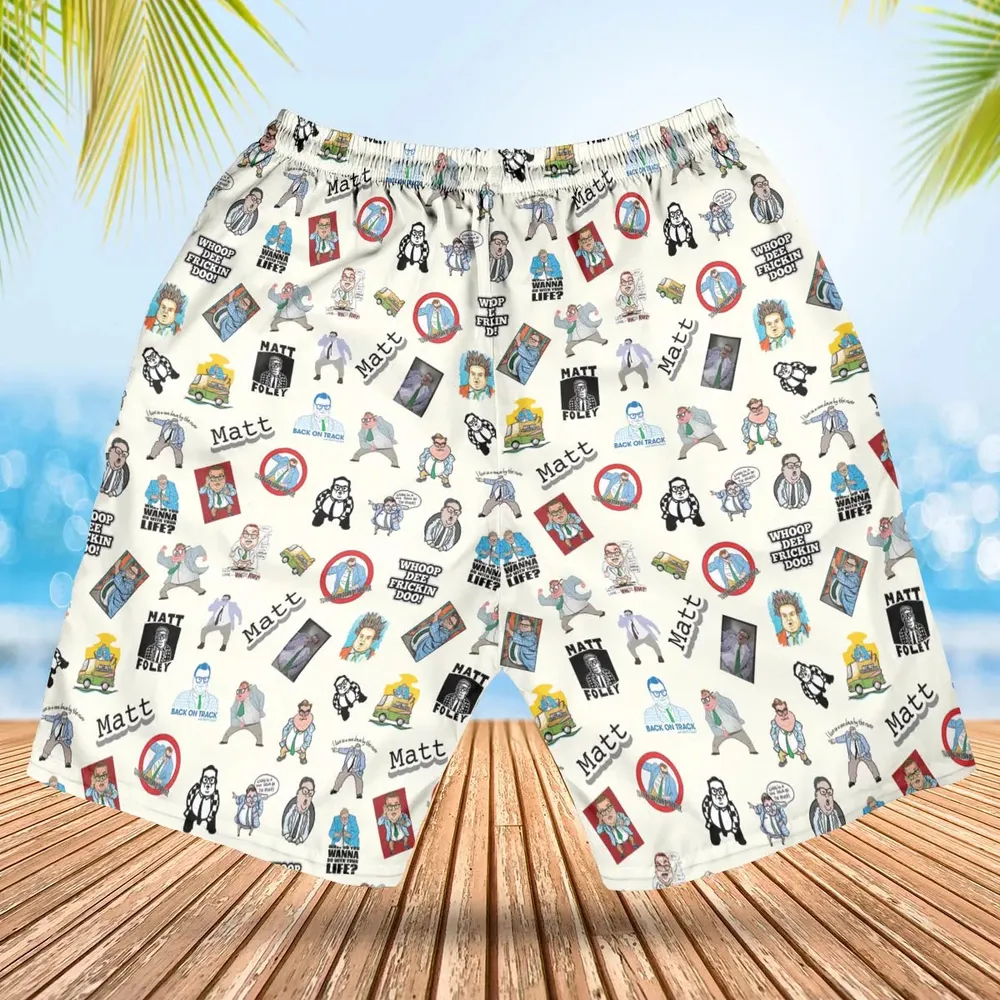 Chris Farley Matt Foley Motivational SNL Hawaiian Short - 2