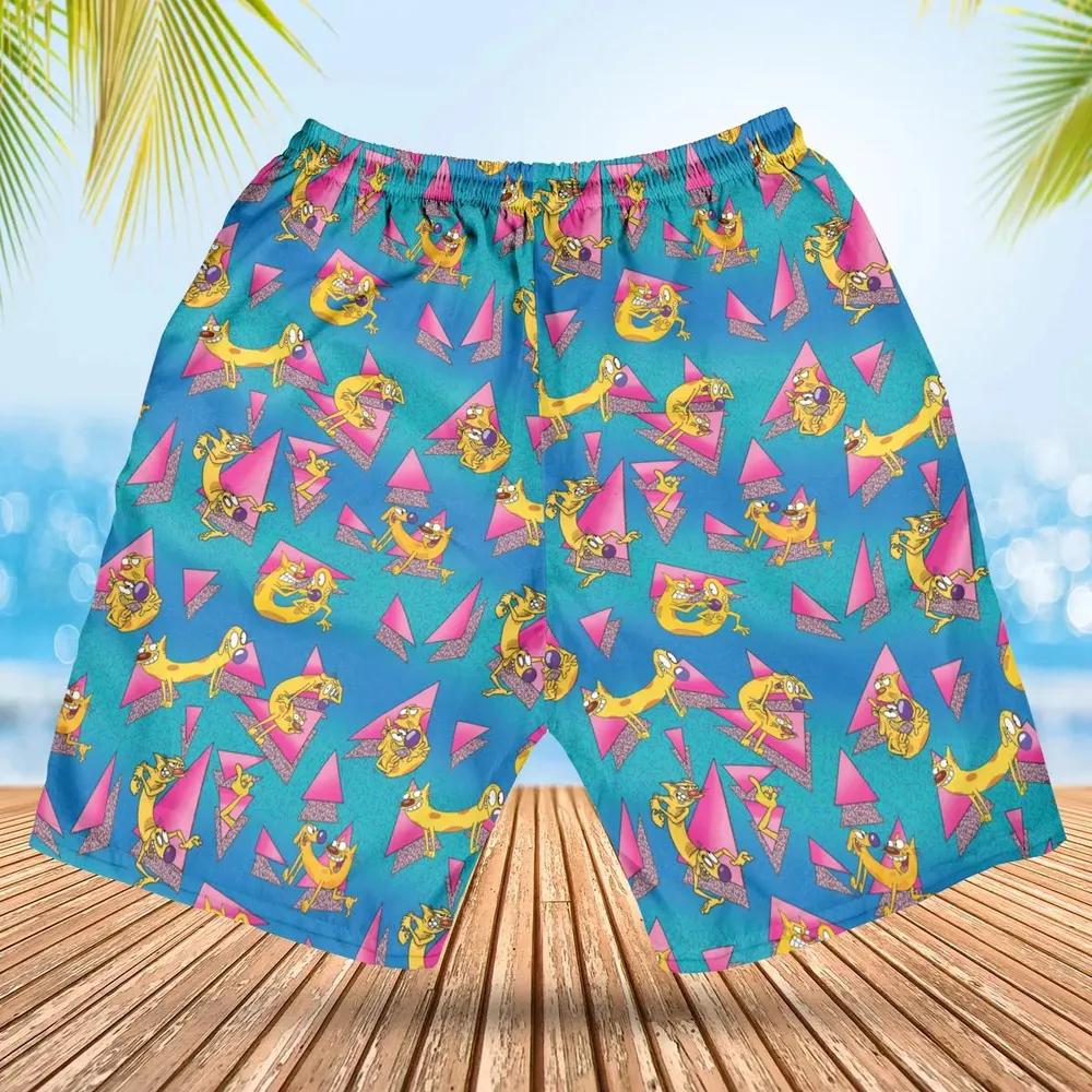 CatDog Nickelodeon Pattern Hawaiian Short - 2