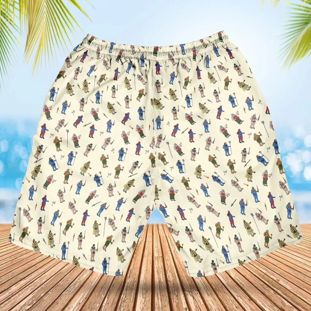 Carl In Masters Of The Universe Pattern Hawaiian Short - 2