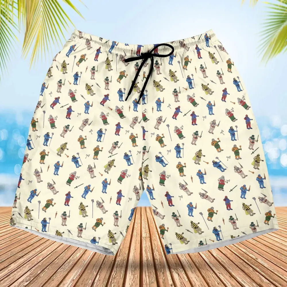 Carl In Masters Of The Universe Pattern Hawaiian Short - 1