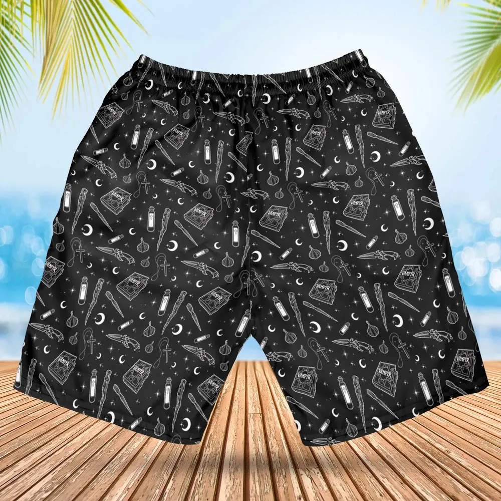 Buffy The Vampire Slayer Items Pattern Hawaiian Short - 2