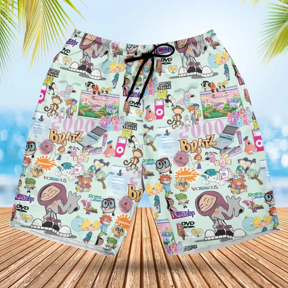 Born In The 2000s Hawaiian Short - 1