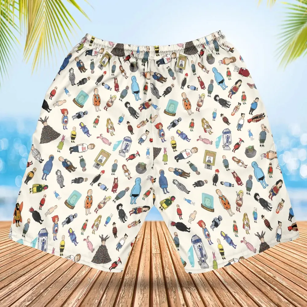 Bobby Hill King Of The Hill Pattern Hawaiian Short - 2