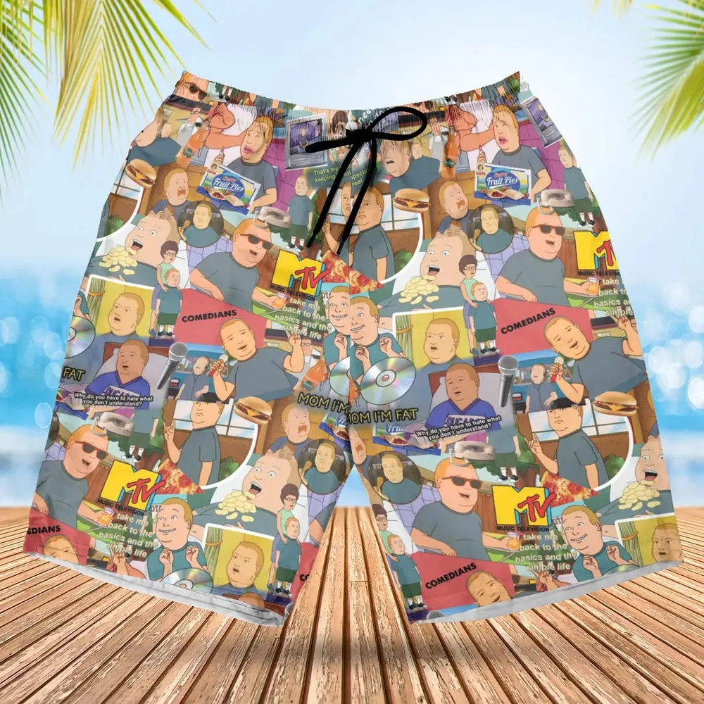 Bobby Face King Of The Hill Hawaiian Short - 1