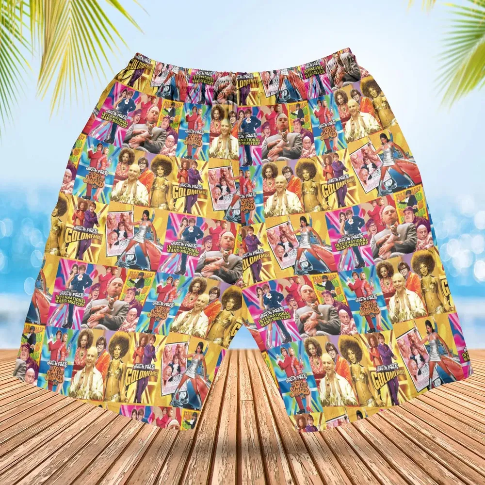 Austin Powers Gold Member Hawaiian Short - 2