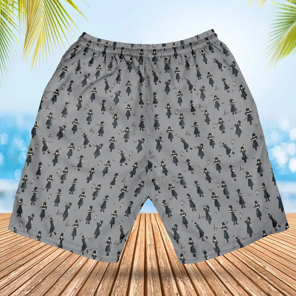 Wednesday Dance Pattern Hawaiian Short - 2