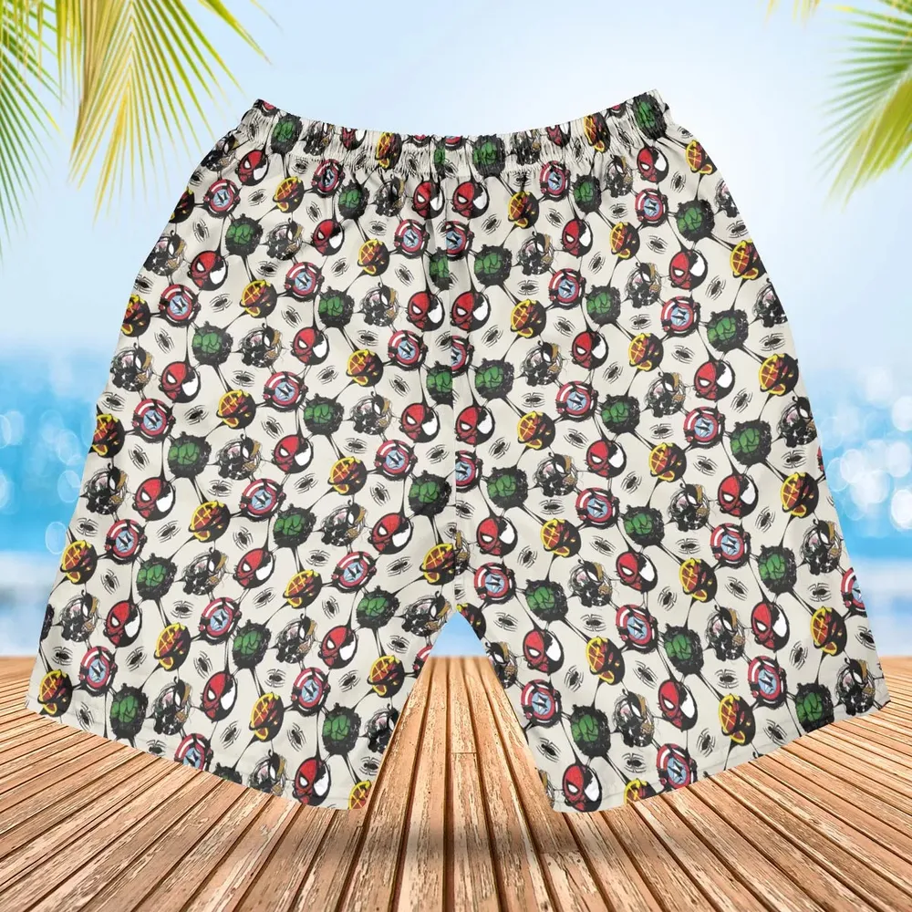 Teenage Mutant Ninja Turtles Pattern Hawaiian Short - 2