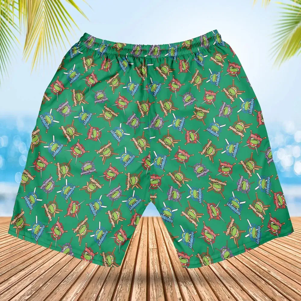 TMNT Characters Pattern Hawaiian Short - 2