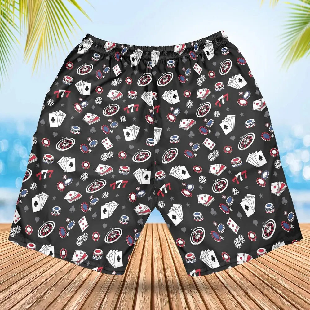 Vintage Poker Texas Hold’em Hawaiian Short - 2