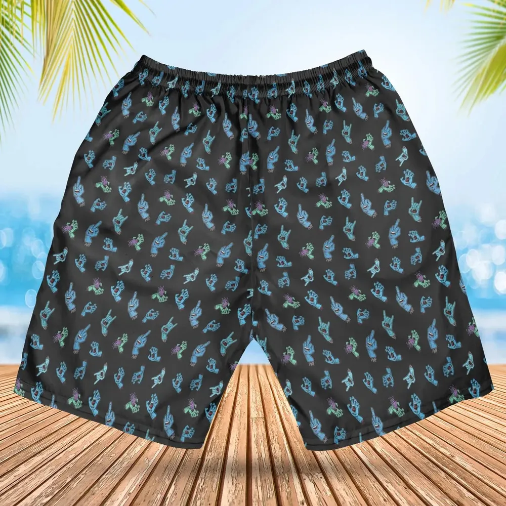Santa Cruz Screaming Hand Hawaiian Short - 2