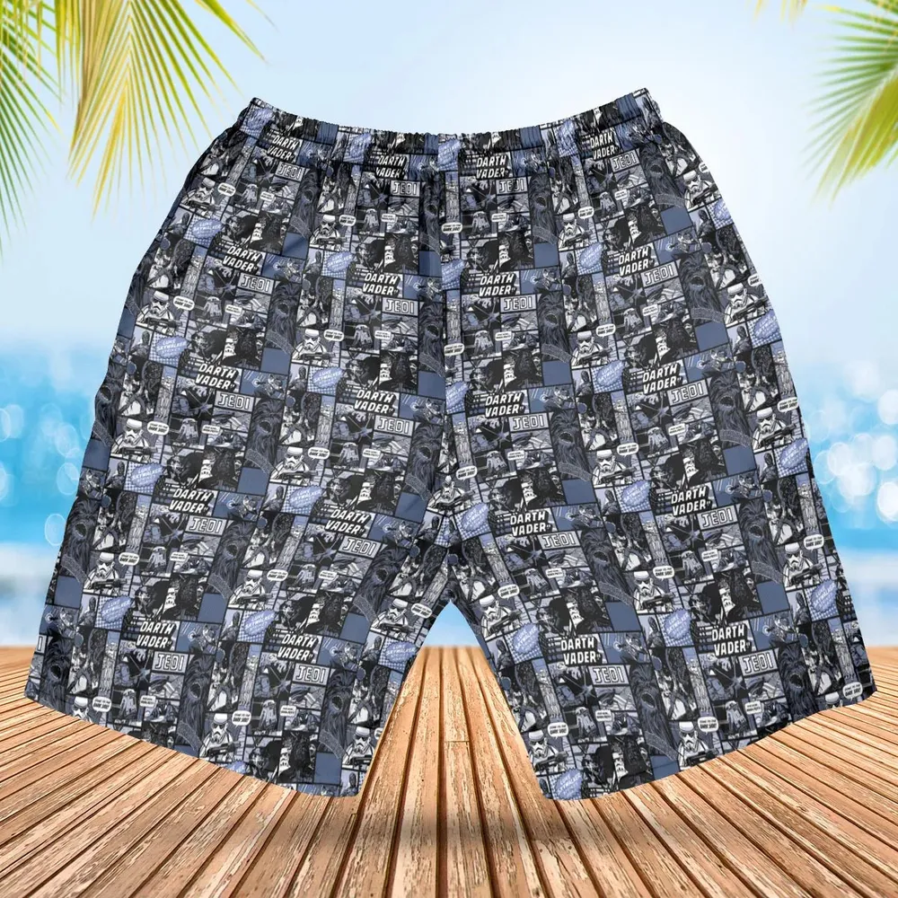 Star Wars Dark Side Comic Hawaiian Short - 2