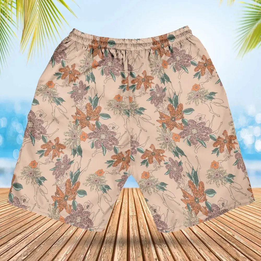 Star Wars Ships Floral Pattern Hawaiian Short - 2