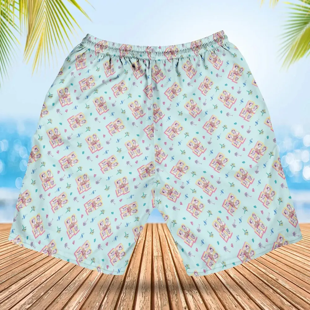Golden Girls Patterned Hawaiian Short - 2