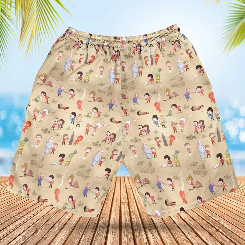 Pyramid America Star Trek Characters Hawaiian Short - 2