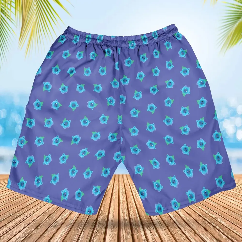 Lumalee Super Mario Movie Pattern Hawaiian Short - 2