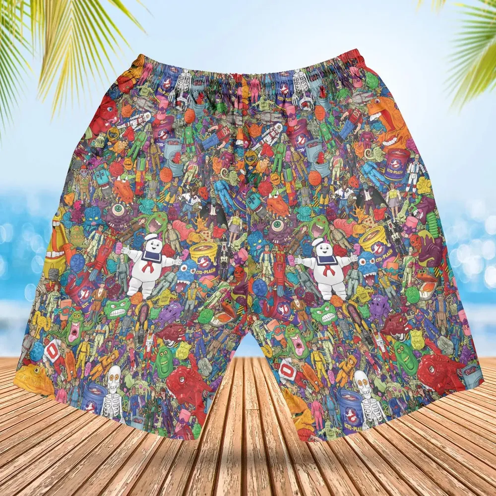 Ghostbusters Toybox Hawaiian Short - 2
