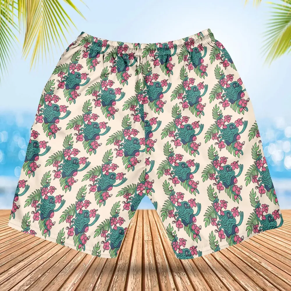 Tropical Tangrowth Pokemon Hawaiian Short - 2