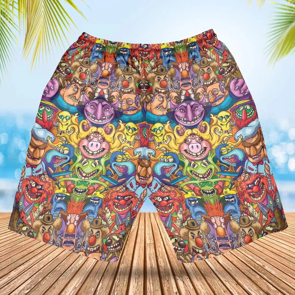 Monster Muppets The Muppets Characters Hawaiian Short - 2