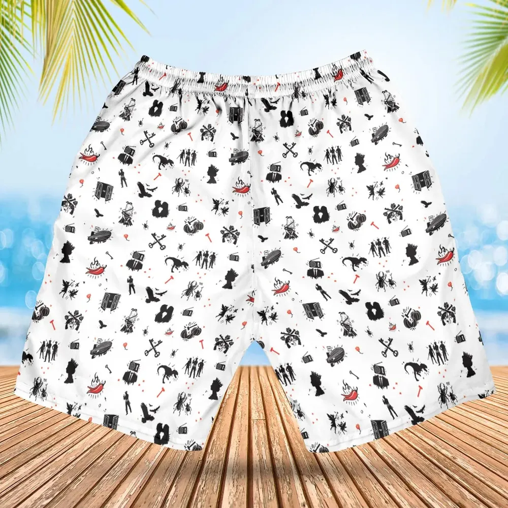 Legandary Bands Mashup Hawaiian Short - 2