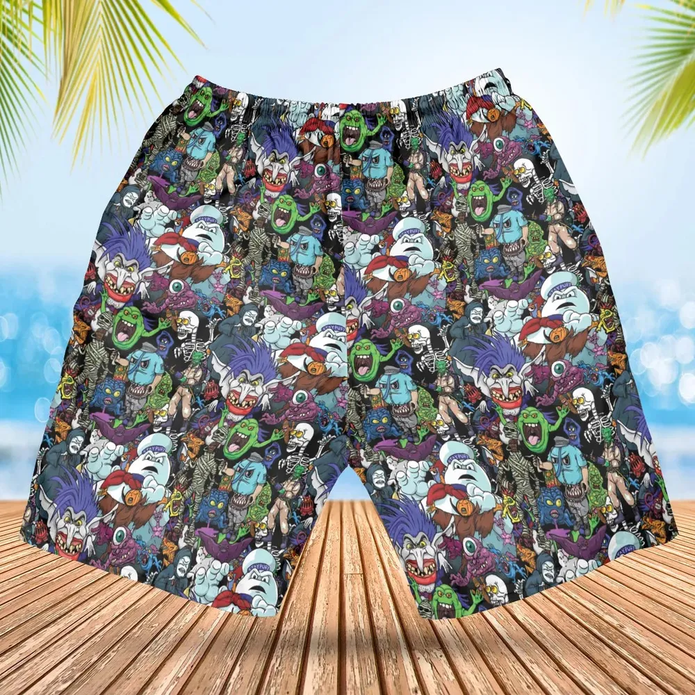 I Ain't Afraid Of No Ghosts Hawaiian Short - 2
