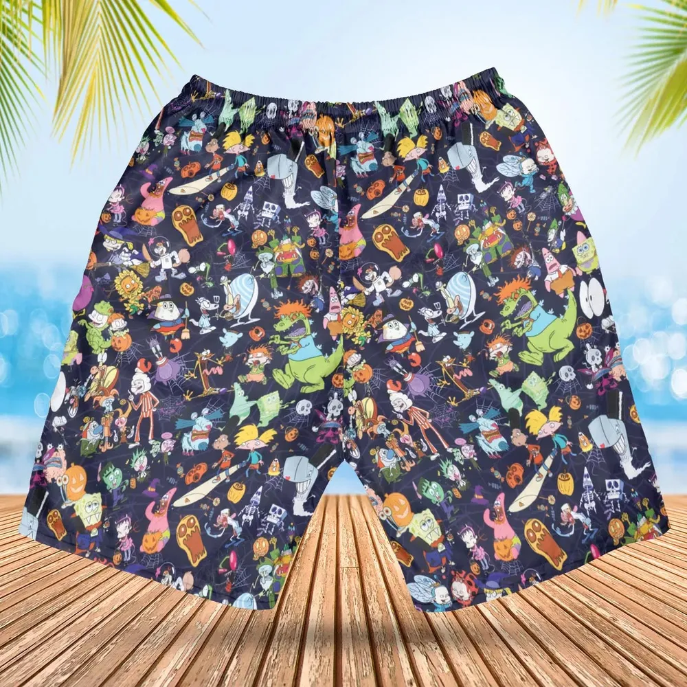 Nickelodeon Halloween Party Hawaiian Short - 2