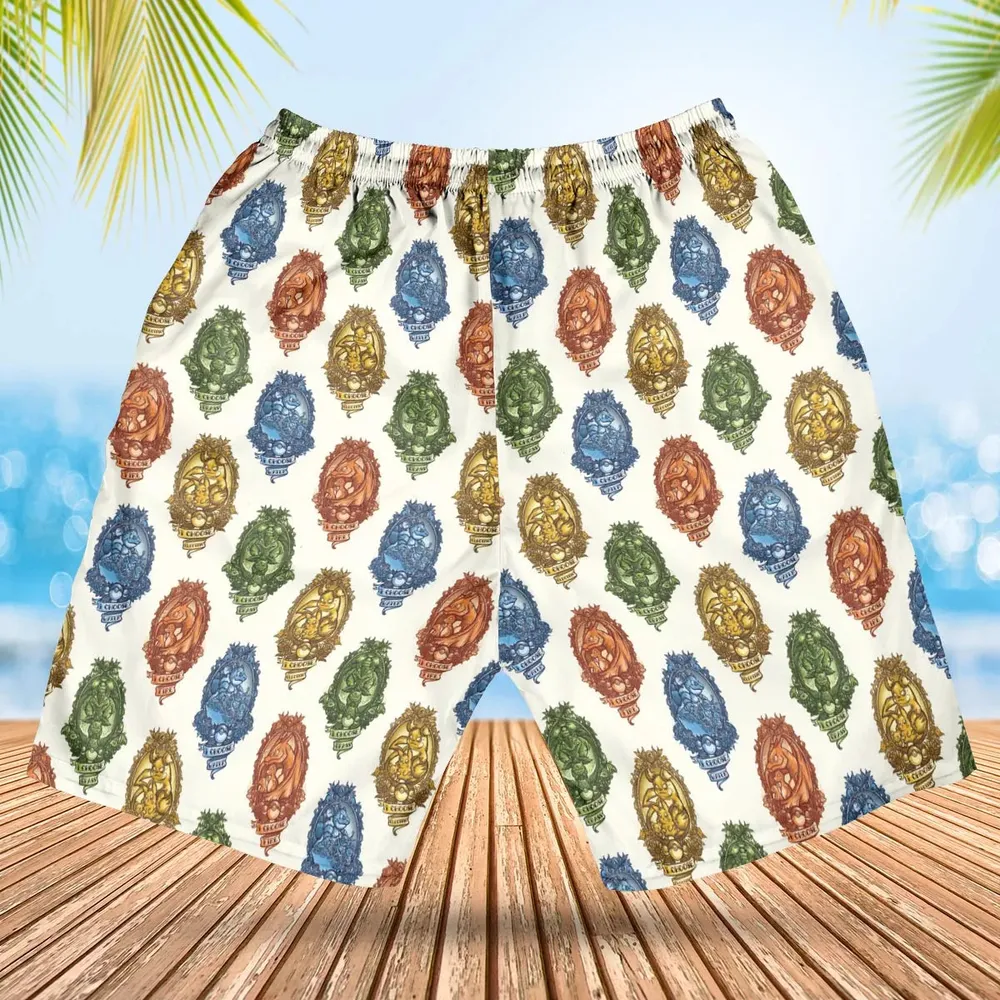 Water Grass Electric Fire I Choose Pattern Hawaiian Short - 2