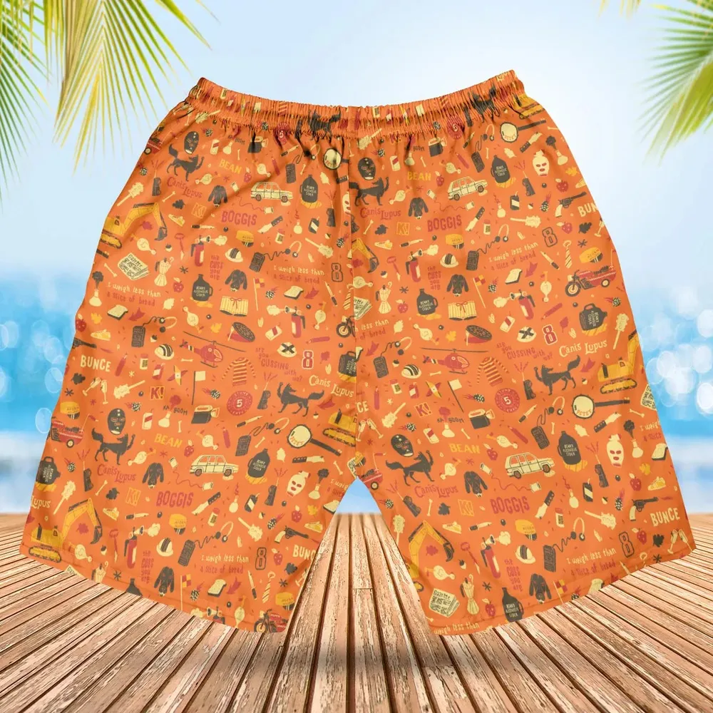 Fantastic Mr. Fox Pattern Hawaiian Short - 2