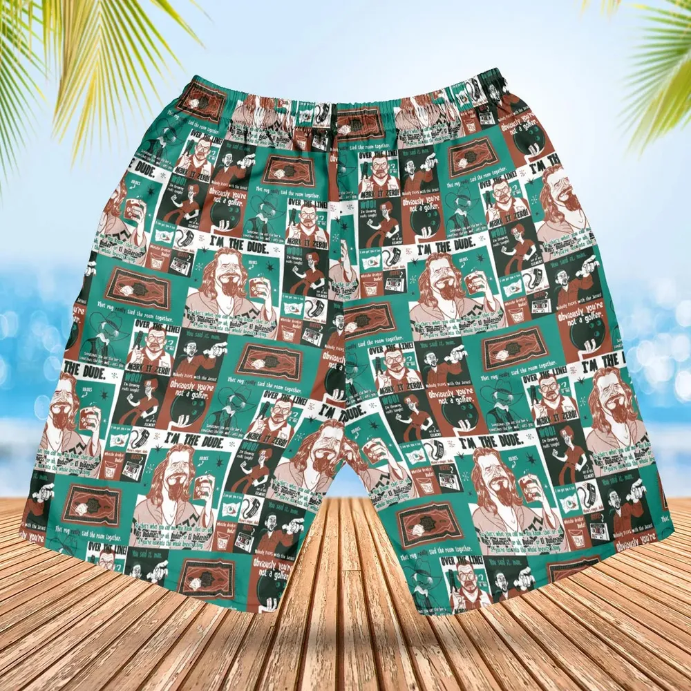 I'm The Dude The Big Lebowski Hawaiian Short - 2