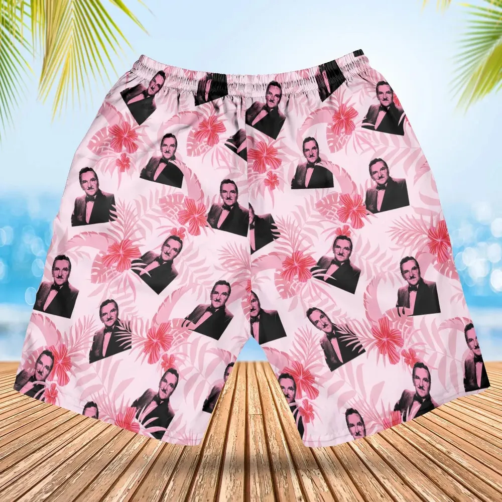 The Andy Griffith Show Pink Pattern Hawaiian Short - 2
