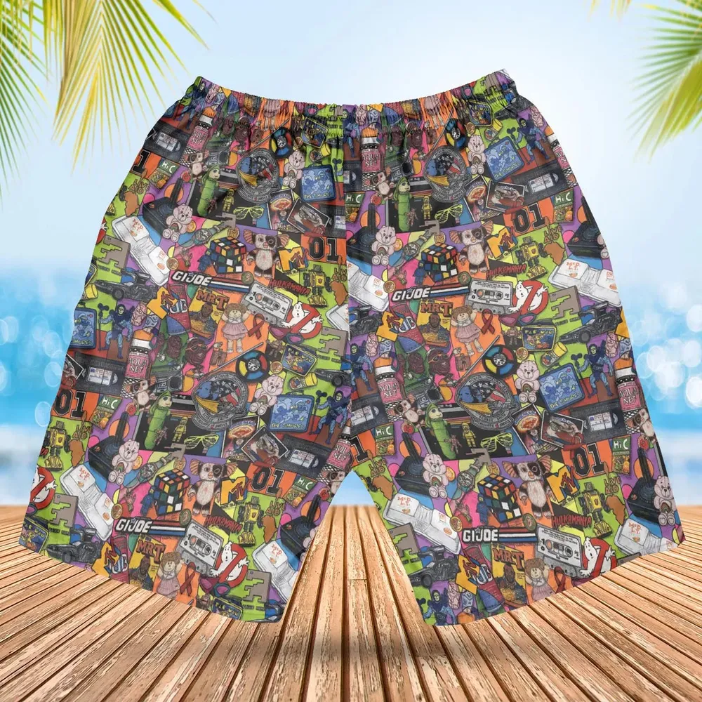 The 1980's. The Decade Of Greed Hawaiian Short - 2
